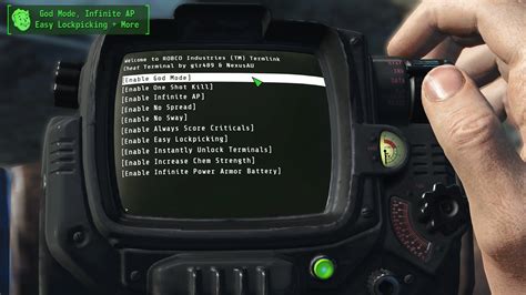 nexus mods fallout 4 cheat terminal